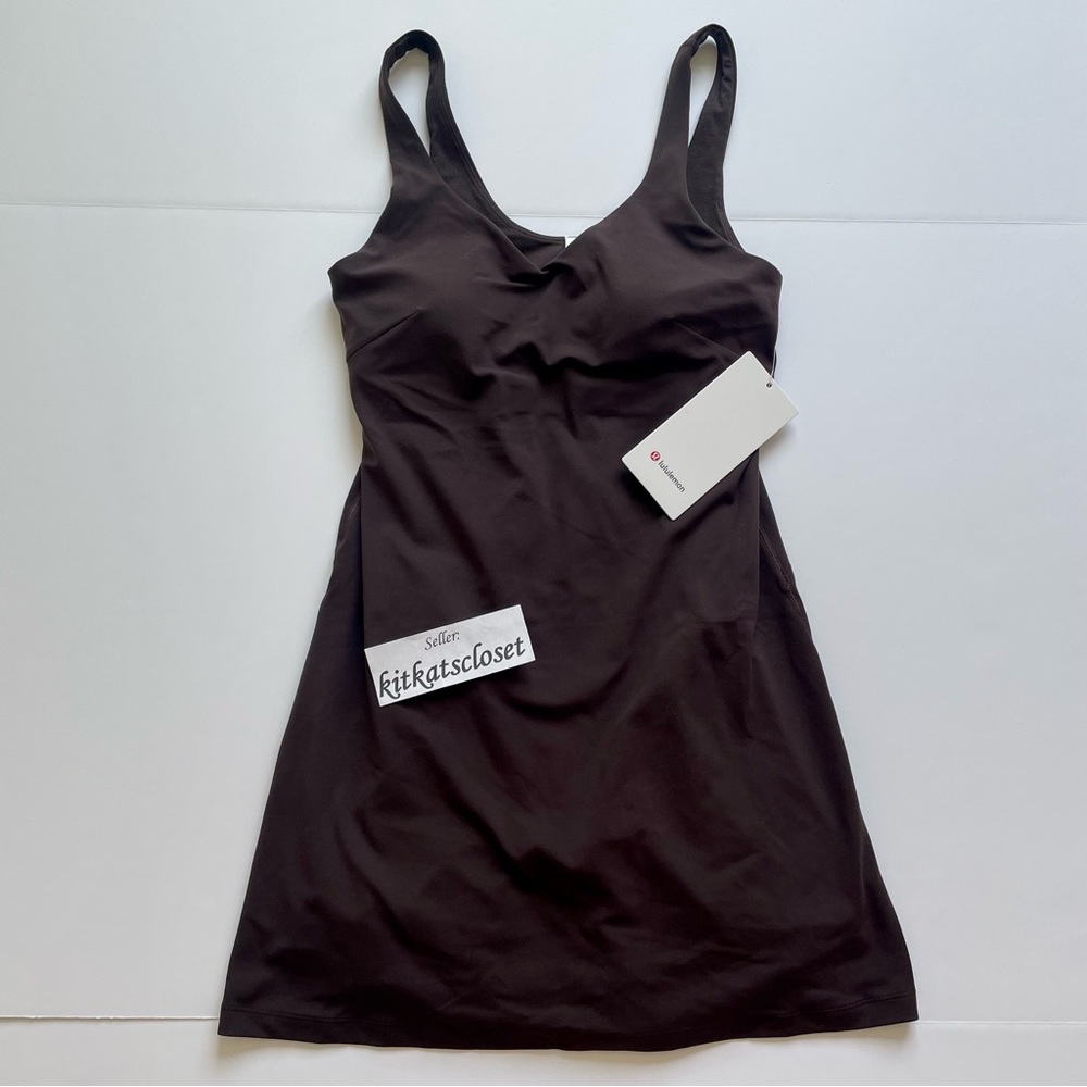 🆕 ESPRESSO - NWT lululemon align dress with shorts size 8